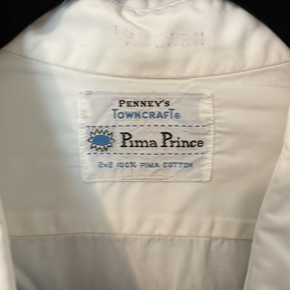 2 Vintage Mens shirts Tarleton and Towncraft Pima Prince long sleeve shirts - Picture 9 of 14